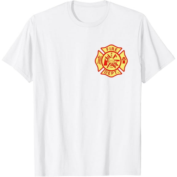 Fire Department Logo Uniform Fireman Symbol Firefighter Gear T-Shirt