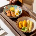 thumbnail image 6 of Pasta Bowl 7.5inch Japanese Salad Bowl Serving Dish Irregular Porcelain Plate for Dessert Noodles Food Oven Dishwasher Safe, 6 of 8