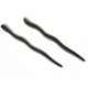 thumbnail image 2 of Zz-Bg-Charming 2 palitos para el pelo de ébano natural (sándalo negro) Pinza para el pelo tallada a mano, chal, horquillas para el pelo, paquete de 2 unidades: Charming Namotu CZMR-XM102, 2 of 7