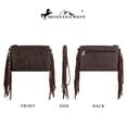 thumbnail image 6 of Montana West Western Purse for Women Stylish Crossbody Bag Versatile Wristlet Clutch Purse, Coffee, 6 of 7