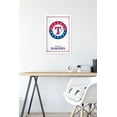 thumbnail image 2 of MLB Texas Rangers - Logo 17 Wall Poster, 14.725" x 22.375", Framed, 2 of 6