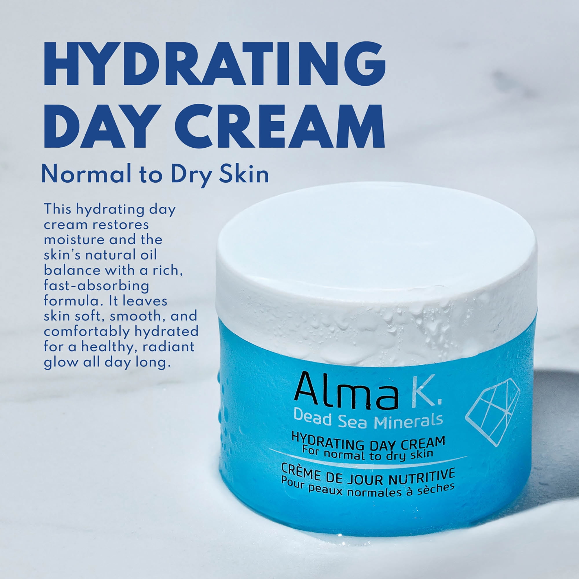 Alma K Hydrating Day Cream - Normal to Dry Skin, Face Cream, 1.7 oz