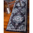 thumbnail image 2 of Unique Loom Penrose Center Medallion Rug2' 2 x 6' Runner Navy Blue/Beige, 2 of 2