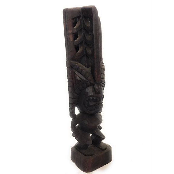 Tiki Akua Kai 16" - Walnut Stain - Hawaii Museum Replica | #yda1101740b