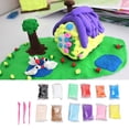 thumbnail image 1 of Air Dry Clay,  Foam Clay Hand Made DIY 12 Color Develop Children's Potential  For Kids, 1 of 8