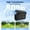 Black, variant on KOKVP Golf Rangefinder with Slope Magnetic, 1200 Yards Laser Range Finder with 7X Magnification, ±0.5yd High Precision Flag Lock Vibration(White)