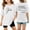 White, variant on Gunia Shirts For Girls Jesus Printed T Shirt Casual Tee Fashionable Graphic Top Everyday Wear Skin-Friendly Girls Tshirts Oversized
