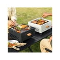 thumbnail image 1 of 3-Piece Campfire Grill Set, Foldable Outdoor Charcoal Barbecue Grill Suitable For Camping Table, Portable Grill With Clips And Carrying Bag, Suitable For Outdoor Car Camping Cooking, 1 of 7
