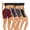 Black/Grey/Blue/Red, variant on Women's High Waisted Modal Boxer Briefs Anti-Chafing Shorts Ultra Soft, 4 Pack, Multicolor, Size L