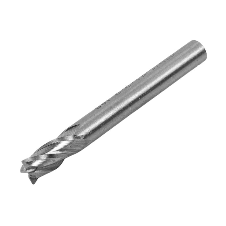 5 pcs 6mm*6mm*13mm*57mm Four 4 Flute HSS & Aluminum End Mill Cutter CNC Bit