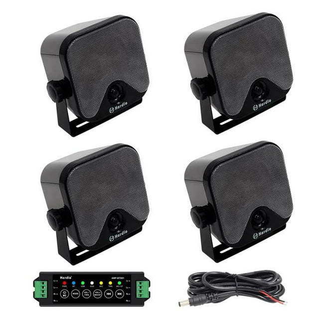 Altavoces Bluetooth Herdio 4 pulgadas 240 W Boat Marine, 2 pares