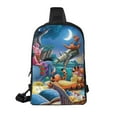 thumbnail image 2 of Winnie The Pooh Crossbody Backpack Sling Bag for Men Women One Shoulder Chest Bags Gym Sport Travel Hiking Daypack, 2 of 8