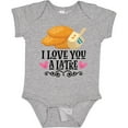 thumbnail image 3 of Inktastic Hanukkah Cute Latke Dreidel Girls Baby Bodysuit, 3 of 5
