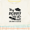 thumbnail image 4 of Inktastic My Mommy Did It Graduation Girls Baby Dress, 4 of 5