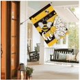 thumbnail image 3 of JASGARDE Hi Bee Daisy Garden Flag 28x40 Inch Double Sided Outside, Spring Summer Stripes Yard Outdoor Flag, 3 of 5