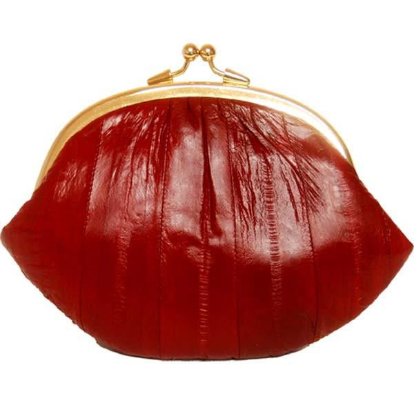 eel skin coin purse