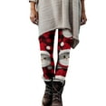 thumbnail image 4 of Qulqfy Christmas Leggings for Women Active Track High Waisted Red Lounge Plus Size Casual Cat Print Leggings Womens Pants Trendy L, 4 of 9