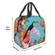 thumbnail image 3 of Disketp Tropical Jungle Flamingo Bolsa Térmica para Almuerzo para Hombre y Mujer, Ideal para Trabajo, Senderismo y Picnic, 3 of 8