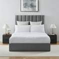thumbnail image 2 of Virtu 2 Pack Black Nightstands, Wood Bedroom Bedside Table with 2 Drawers, Living Room Side Table, 2 of 8