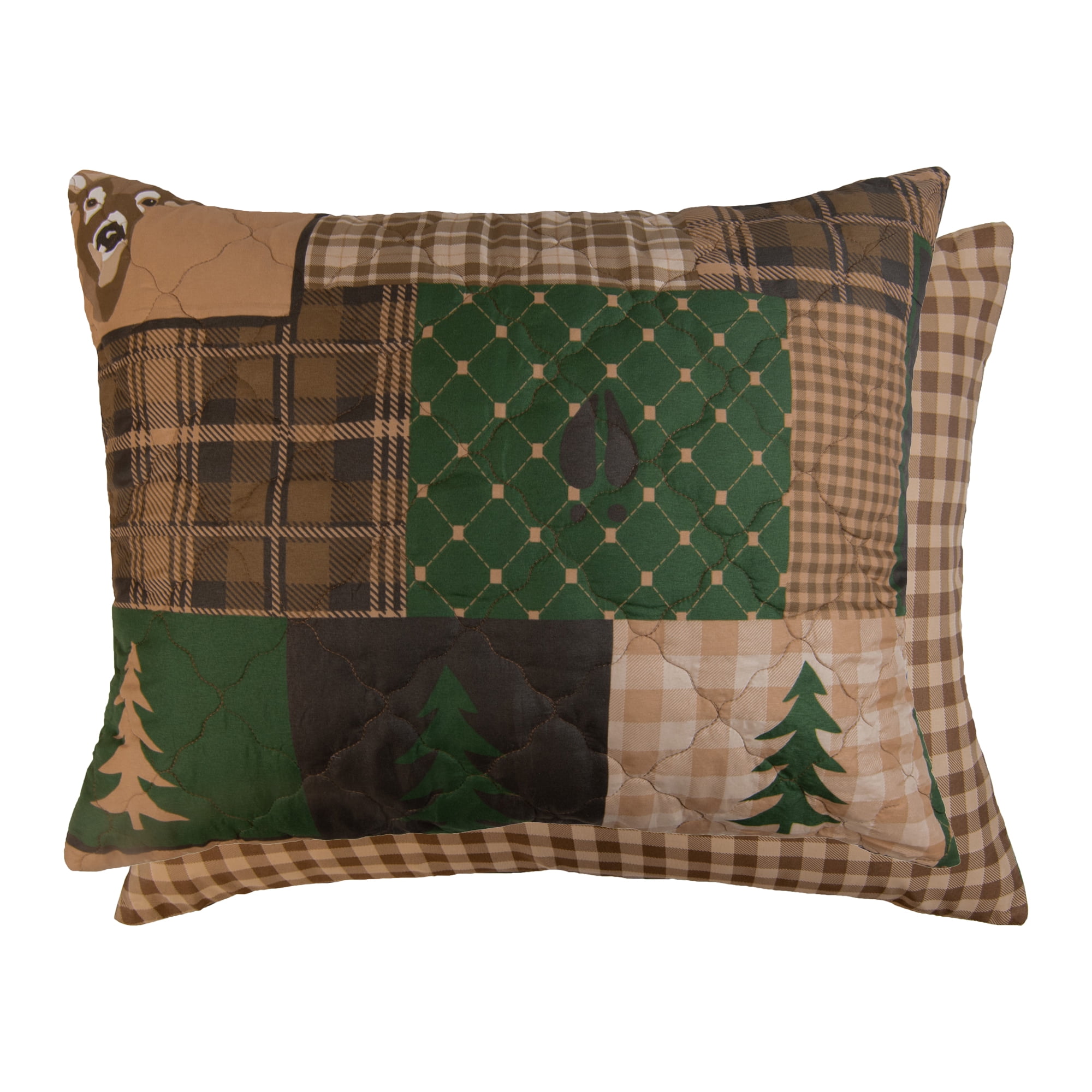 Your Lifestyle by Donna Sharp Green Forest by Donna Sharp 2PC Twin Rustic Lodge Quilt Set