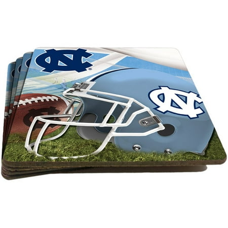NCAA North Carolina Tar Heels 4-Pack Cork Coaster Set