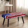 thumbnail image 4 of Whosucclay American Flag Print Dining Room Bench Covers Non-Slip Bench Chair Slipcovers 4th of July Dust Proof Bench Seat Cushion Slipcovers Removable Bench Protectors for Wedding, Hotel, Party, 4 of 7