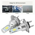 thumbnail image 3 of 2 Bombillas LED Para Luz Antiniebla Para Coche, 80 W, 6000 K, Universales, H7, Luces Antiniebla LED Para Coche, Lámpara Blanca De 12 V, 3 of 7