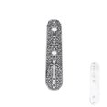 thumbnail image 2 of Electric Guitar Control Plate Metal Carved Accessory Replacement Part for TL TELESilver, 2 of 4