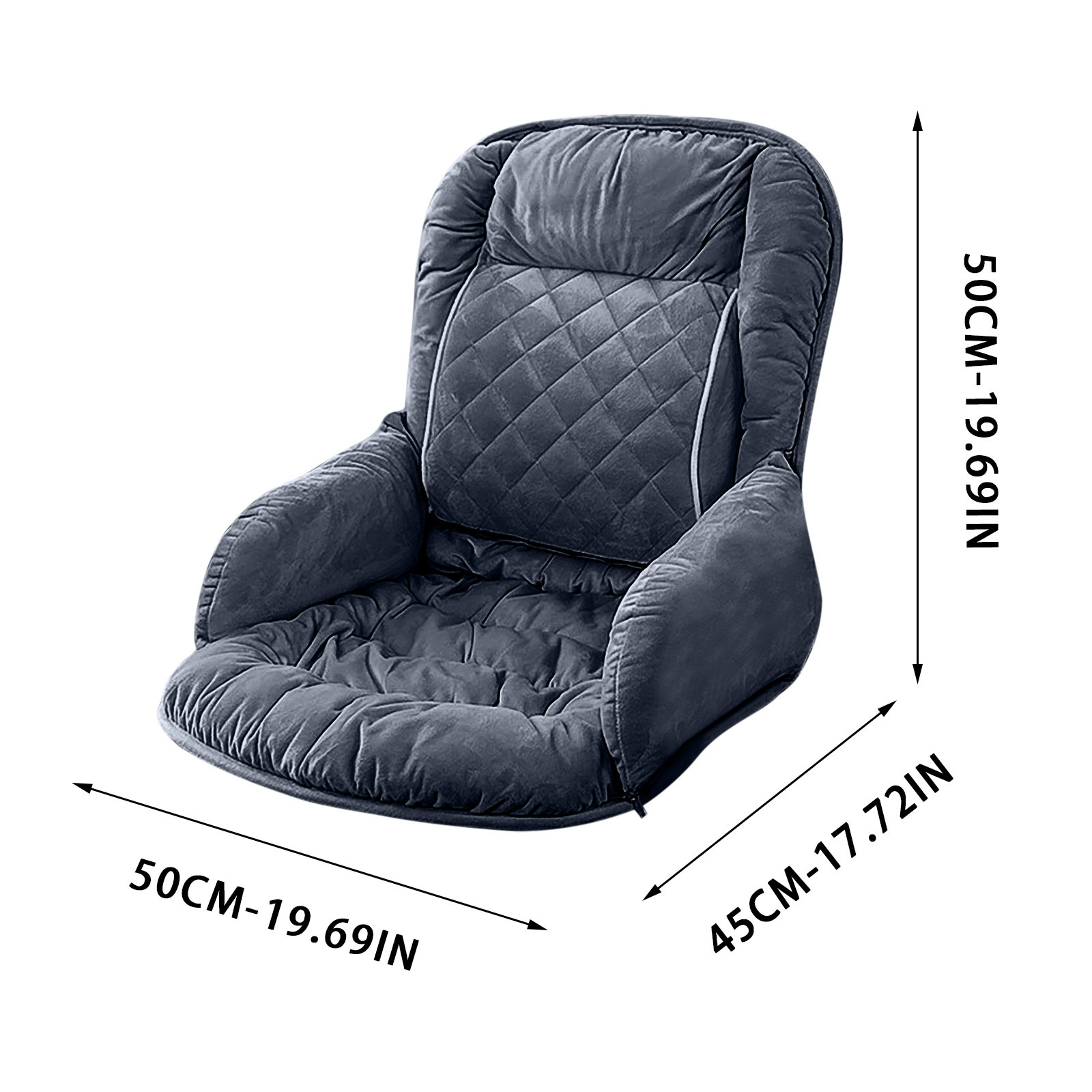 Heated Seat Cushion, Large Heating Area Heated Seat Cover Therapy Heating Pad for Back, Office Chair, Thigh, Lumbar, Hip
