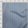 thumbnail image 3 of oneOone Silk Tabby Medium Blue Fabric Asian Block Craft Projects Decor Fabric Printed By The Yard 42 Inch Wide, 3 of 4