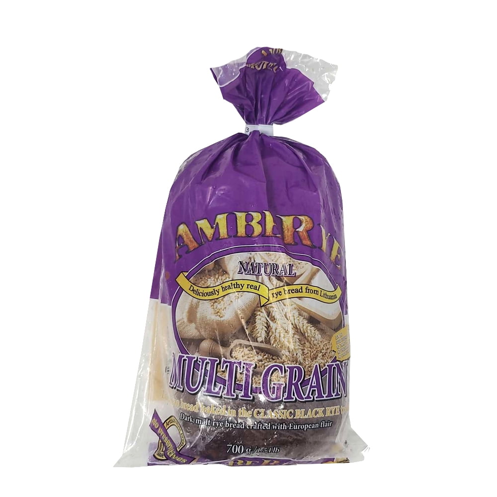 AmbeRye Multi-Grain Classic Black Rye Bread Product of Lithuania 700g/ 1.54lb