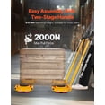 thumbnail image 6 of VEVOR Machine Skate, 6T Machinery Skate Dolly,13228 lbs Machinery Moving Skate,Machinery Mover Skate with 360° Rotation Cap and PU Directional Rollers,Heavy Duty Industrial Moving Equipment,Yellow, 6 of 9