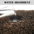 thumbnail image 5 of Bathroom Rug Non Slip Bath Mat for Bathroom (16 x 24, Brown) Water Absorbent Soft Microfiber Shaggy Bathroom Mat Machine Washable Bath Rug for Bathroom Thick Plush Rugs for Shower, 5 of 6