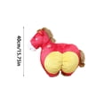 thumbnail image 2 of Emotional Support Plush 15.75" Horse Plush Toys Horse Stuffed Animals Horse Toys Horse Gifts Horse Year Flattery Pillow, Horse Year Mascot Plush Toy, 2 of 5