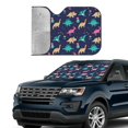 thumbnail image 3 of Kdxio Cartoon Dinosaur Print Front Windshield Sun Shade,Folding Auto Sunshade for Car Truck SUV-, 3 of 7