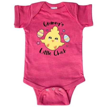 

Inktastic Happy Easter Granny s Little Chick Gift Baby Girl Bodysuit
