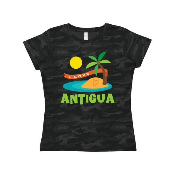 Inktastic I Love Antigua Women's T-Shirt