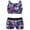 Black Rose Red, variant on iEFiEL Kids Big Little Girls Floral Pattern Printed Swimwear Two Piece Tankini Set Bathing Suit Blue 10