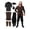 Black#9527, variant on BOOMNY Halloween Mens Pirate Dress Up Funny Hallowmas Party Outfits Sets Playful Stage Performance Clothes Set