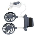 thumbnail image 1 of Monitor Fan, Screen Clip On Fan 2 Heads Quiet Light  for Office Blue, 1 of 7