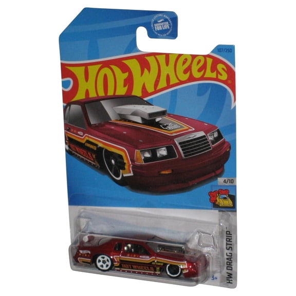Hot Wheels HW Drag Strip 4/10 (2021) Red '86 Ford Thunderbird Pro Stock Toy Car 107/250