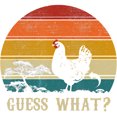 thumbnail image 2 of Vintage Guess What TShirt Chicken Butt ! Farmer Gift Funny Mens White Graphic Tee - Design By Humans  L, 2 of 2