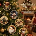 thumbnail image 5 of WEIOUKC 6PCS Wooden Christmas Ornaments Diamond Painting Kits for Adults, Christmas Diamond Art Hanging Pendant DIY Single-Side Craft Kit, for Tree & Wall Decor, 5 of 7