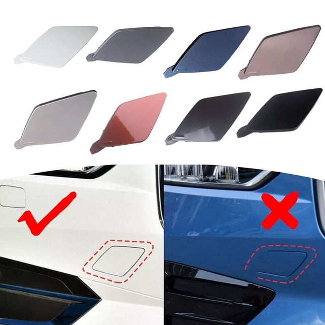 Tow Hook Eye Cap For Volvo For Xc60 Front Protection From Dirt And Dust Gray Mingyiq