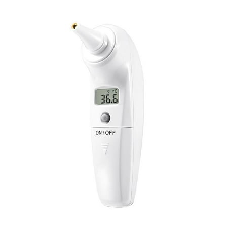 

OOKWE Automatic Induction Digital Ear Thermometer Infrared Probe Non-contact Temperature Meter for Babies Children Adults