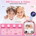 thumbnail image 3 of Blackview Kids Smart Watch for Boys Girls, 1.75" HD Touch Screen, 32 Educational Games, Music Player, Habit Tracker, Pedometer, IP68 Waterproof, Alarm Calculator, Gift Idea (Pink), 3 of 9