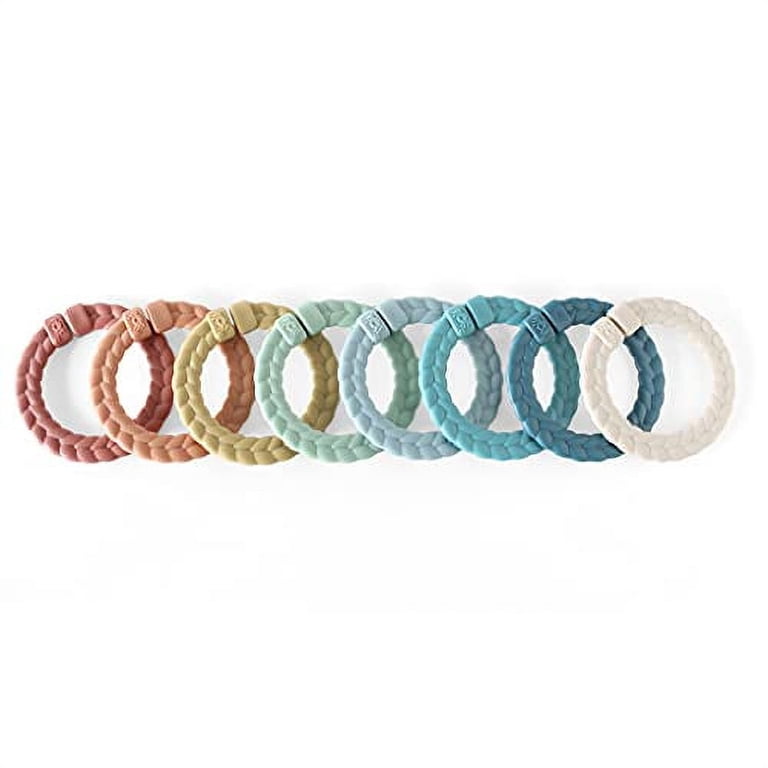 Itzy Ritzy Ritzy Rings Rainbow Teether photo 1