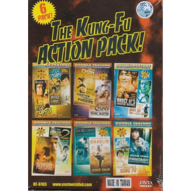 Kung Fu Action Pack 6 Dvds 12 Movies Walmart Com Walmart Com