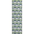 thumbnail image 2 of Addison Rugs Mayfield Premium Machine Washable Transitional Stripes Blue Runner Rug, 2'3" x 7'6", 2 of 5