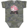 thumbnail image 3 of Inktastic My Mimi Loves Me Llama Girls Baby Bodysuit, 3 of 5